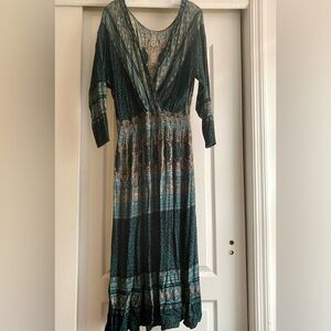 Free People Reversible Maxi Dress, L